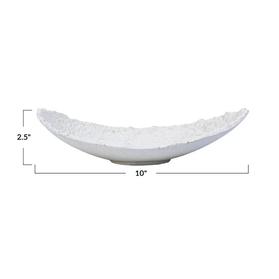 Textured Bowl with Raw Edge