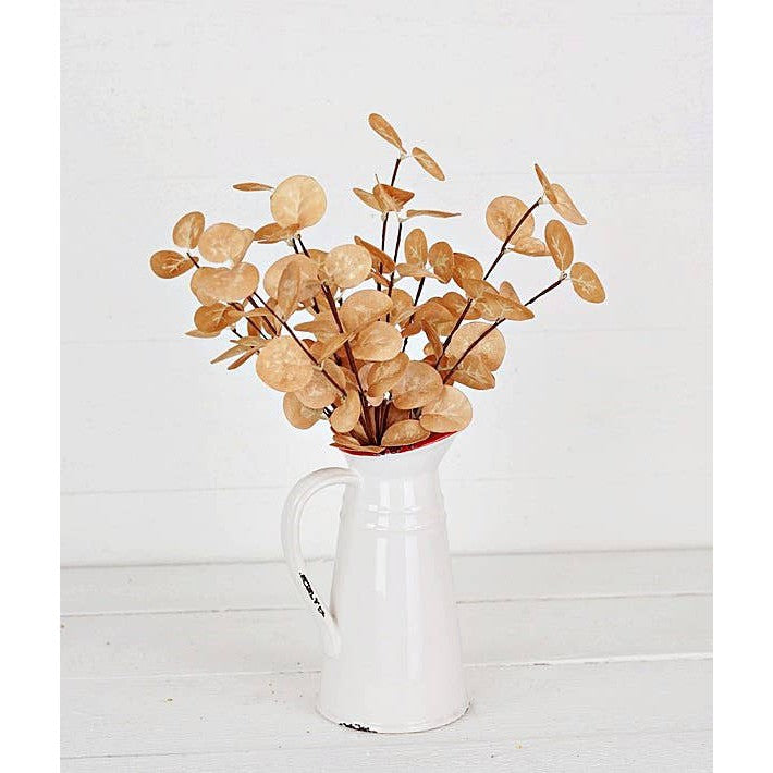 Silver Dollar Leaves, Beige