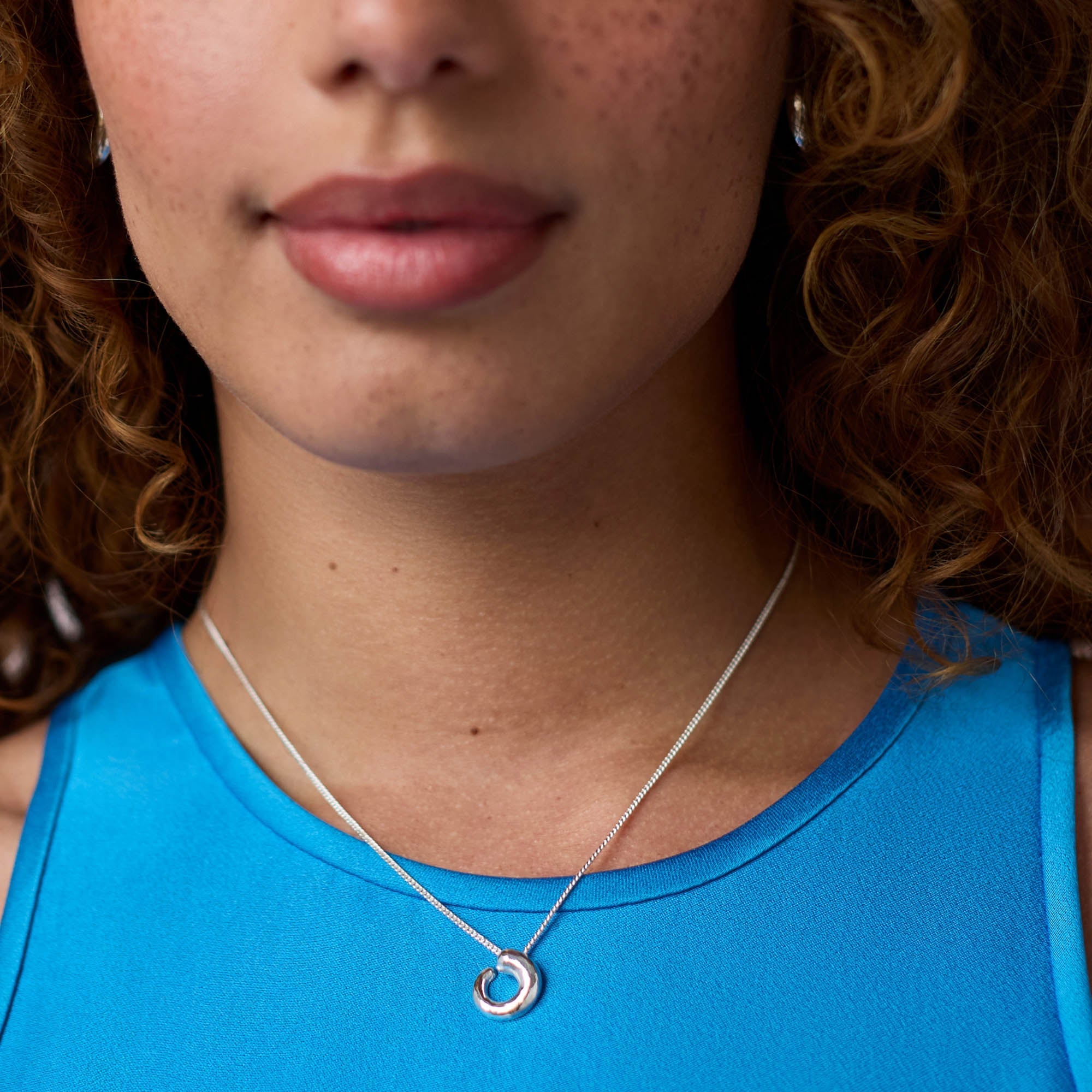 Solara Spiral Delicate Necklace