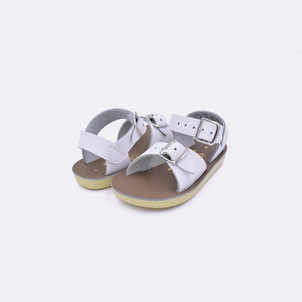 Sun-San Surfer Sandals, White