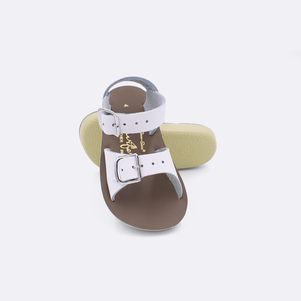 Sun-San Surfer Sandals, White