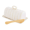 Textured Butter Dish Set | Bridal Shower Valerie Coffey & Jack Callen Watlington