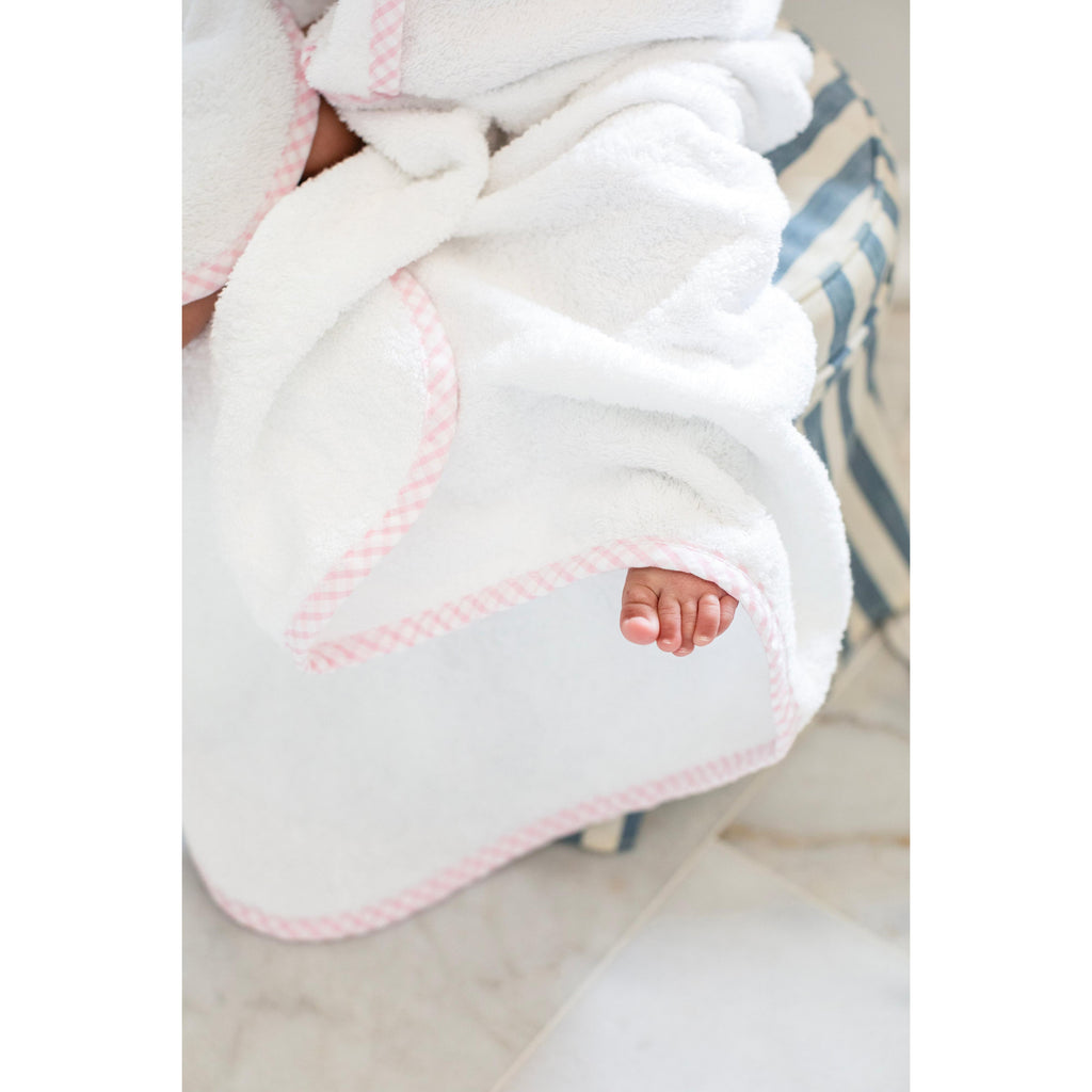 Tulip Applique Hooded Towel & Washcloth Set