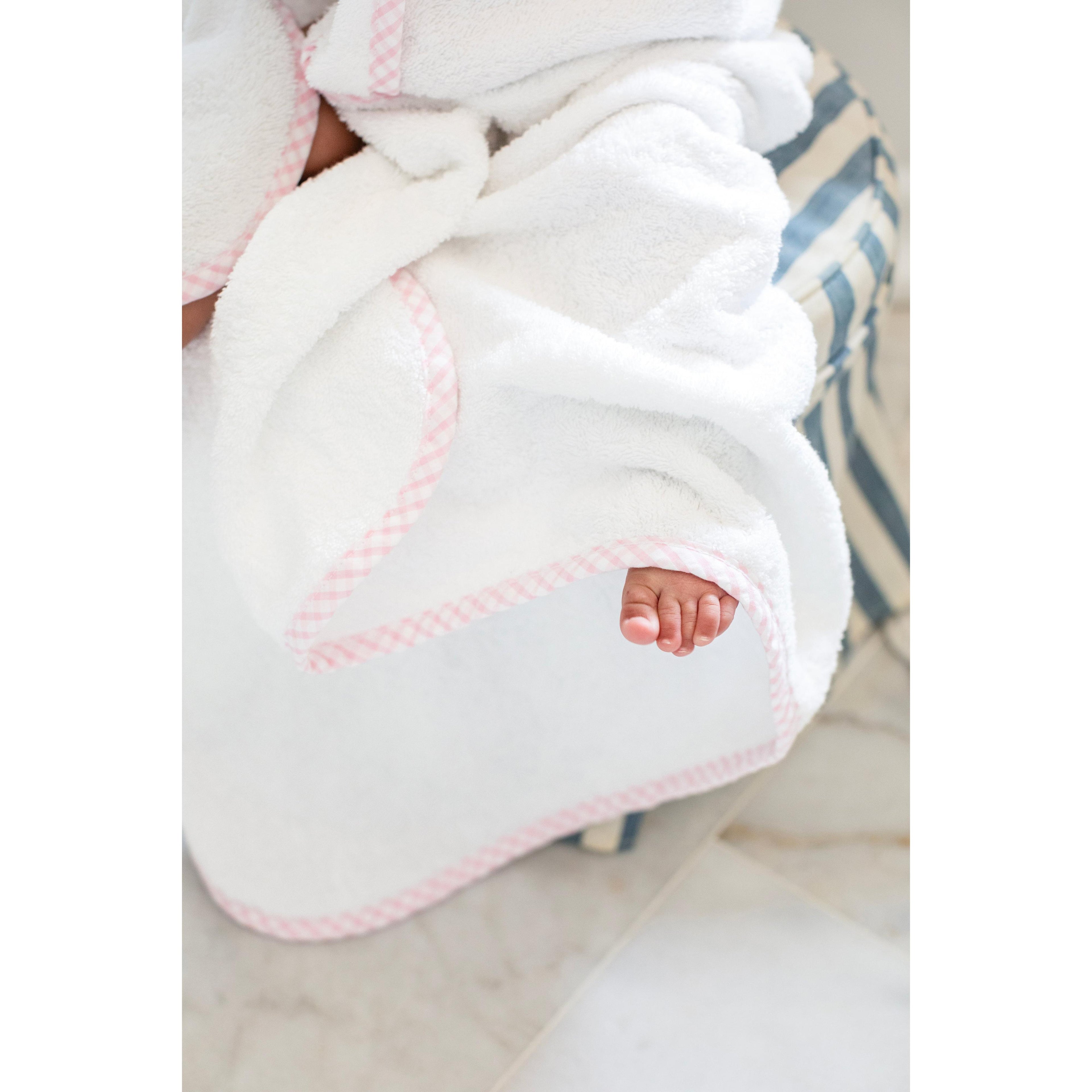 Tulip Applique Hooded Towel & Washcloth Set