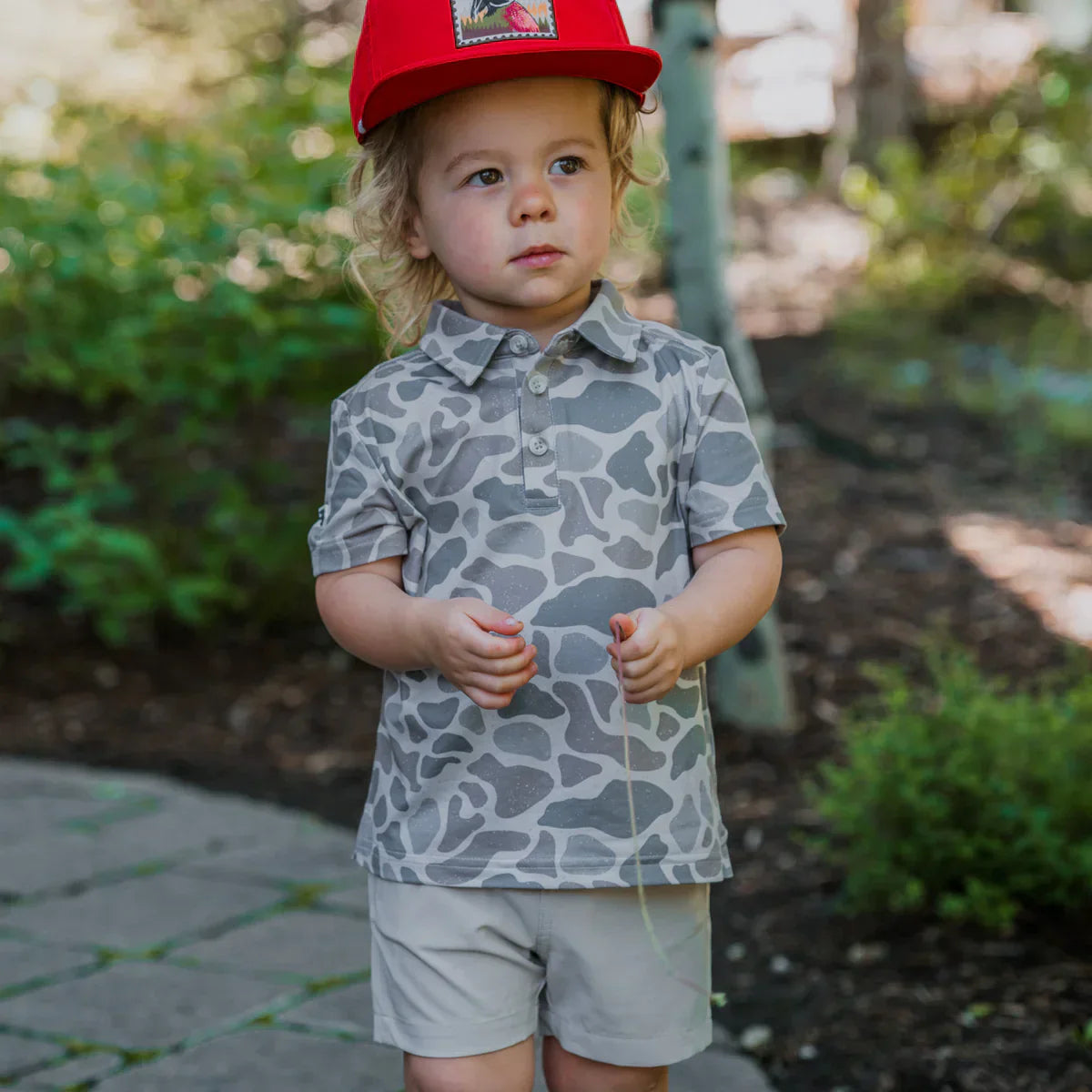 Youth Performance Polo, Camo