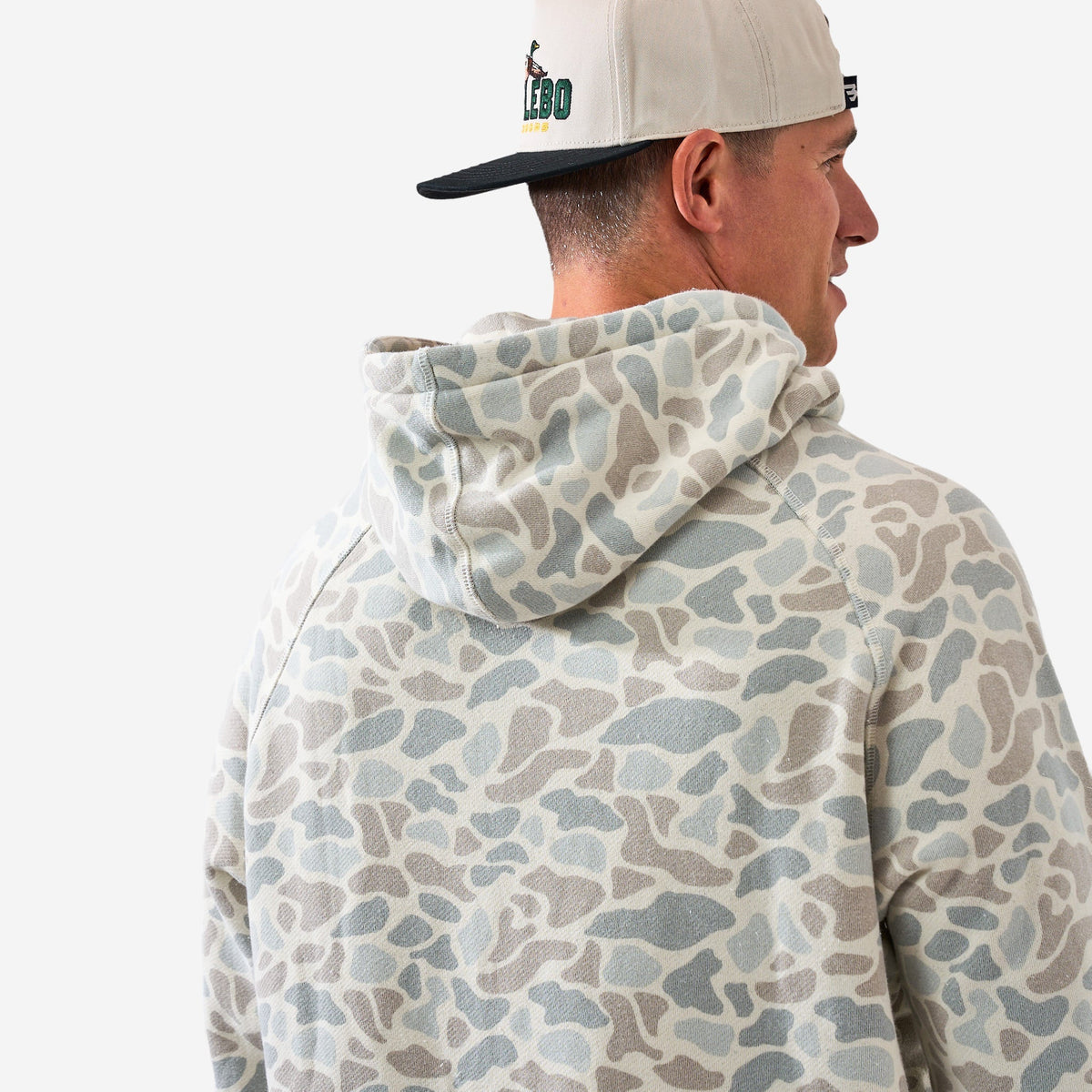 BURLEBO Vintage Washed Graphic Hoodie Pray