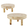 Wood Slice Riser Set