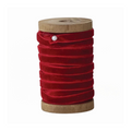 Velvet Ribbon on Wood Spools