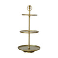 Metal & Aluminum 3-Tier Tray