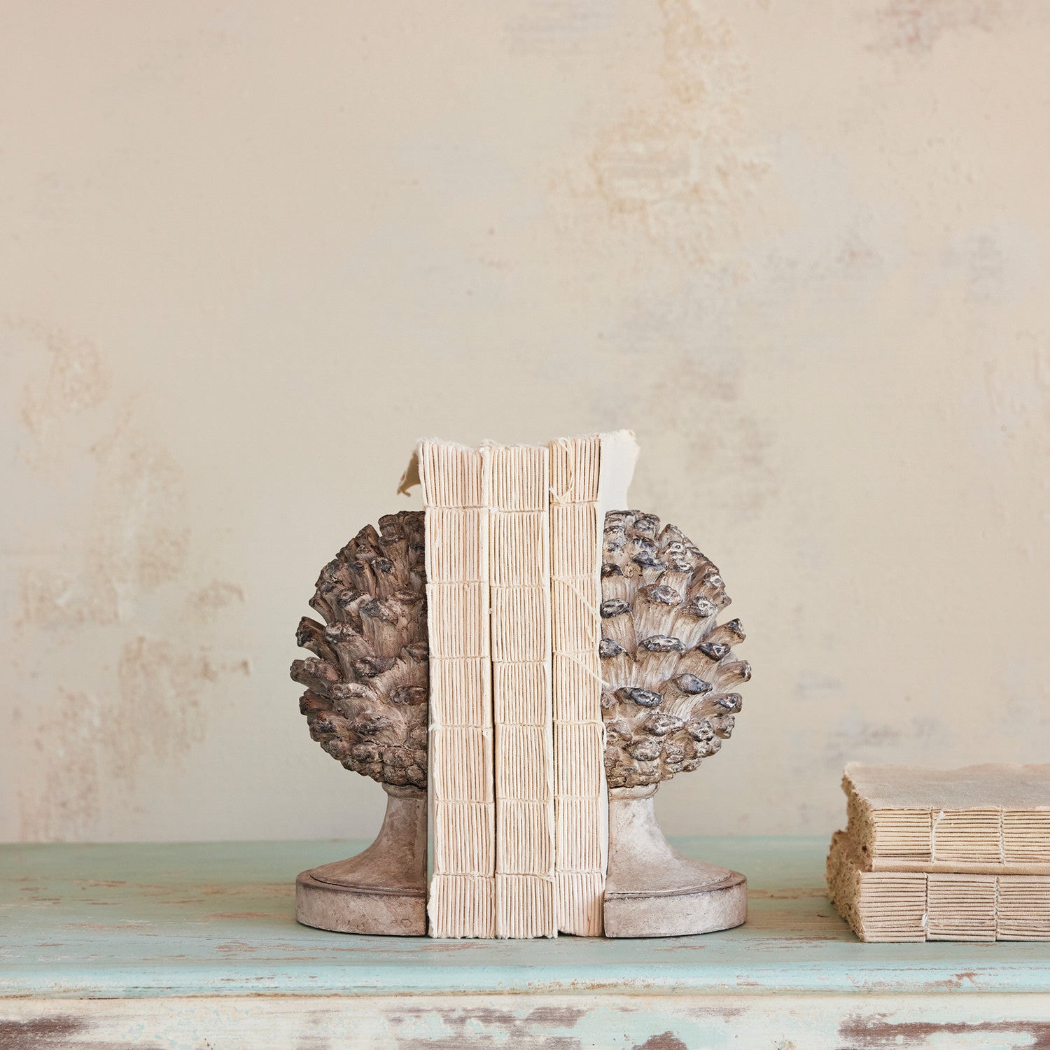 Pinecone Bookends