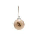 Hand-Painted Glass Ball Ornament