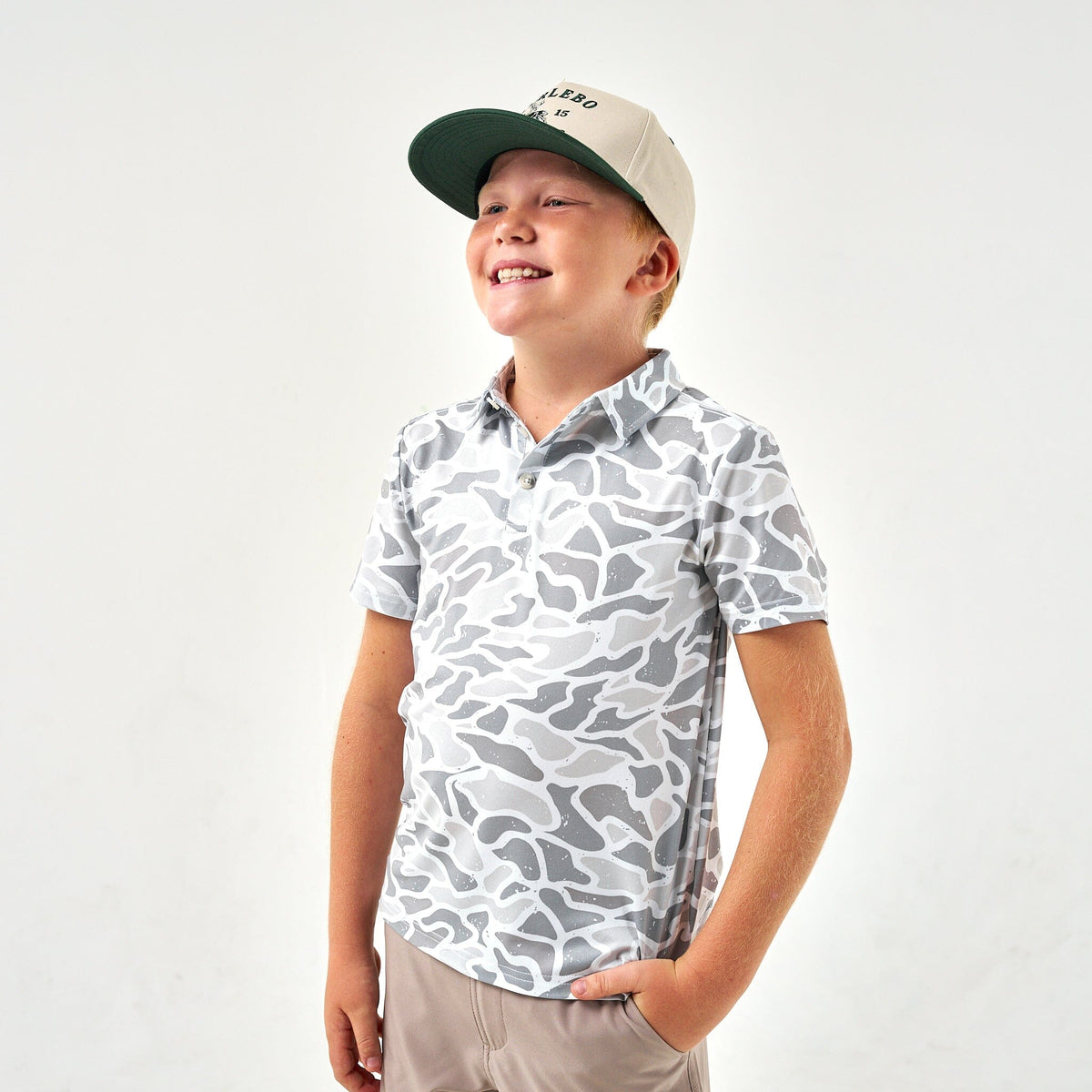 Youth Performance Polo, Camo