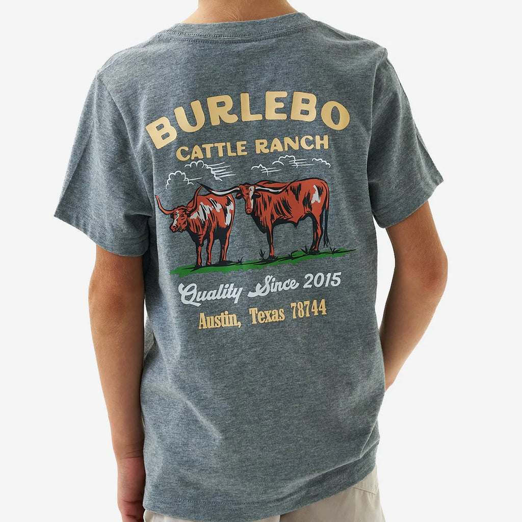 Youth Short Sleeve Tee, Cattle Ranch