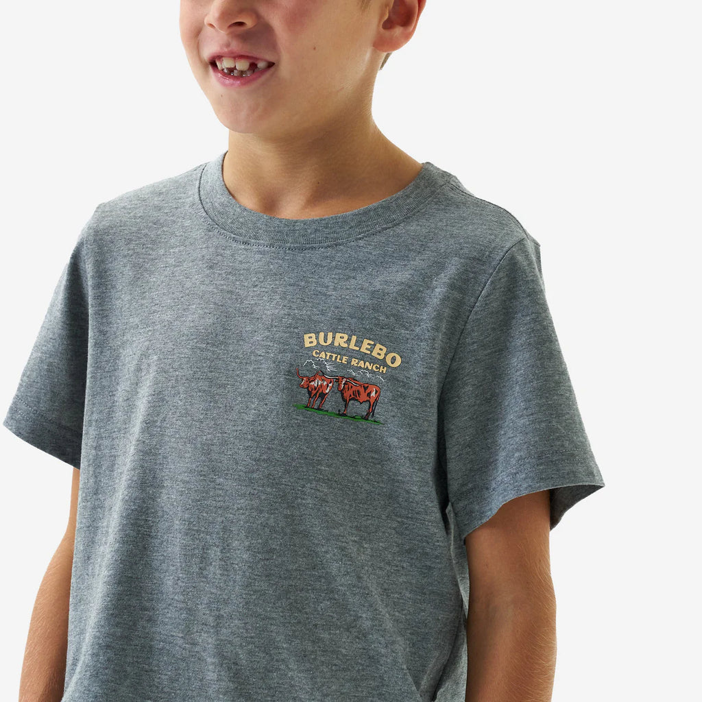 Youth Short Sleeve Tee, Cattle Ranch