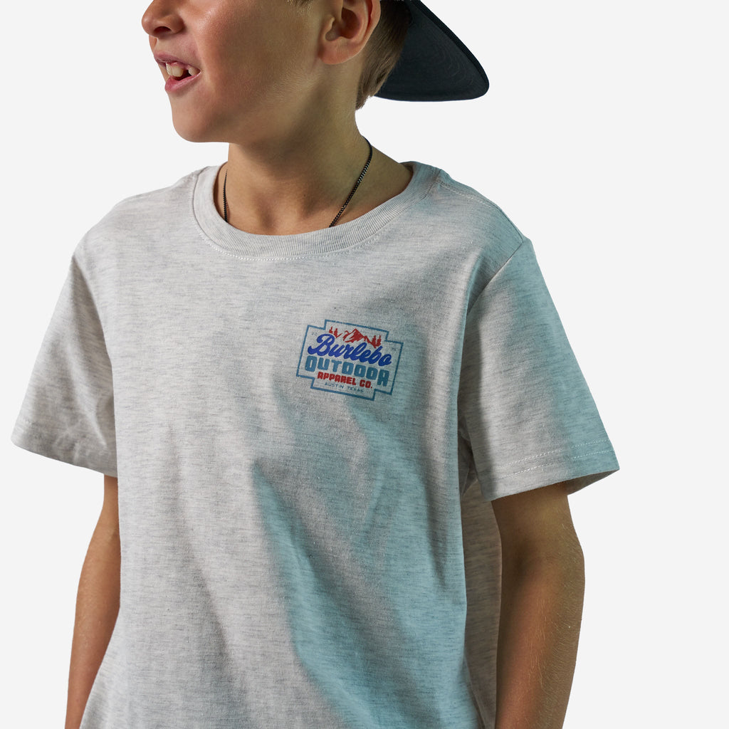 Youth Short Sleeve Tee, Mountain Range