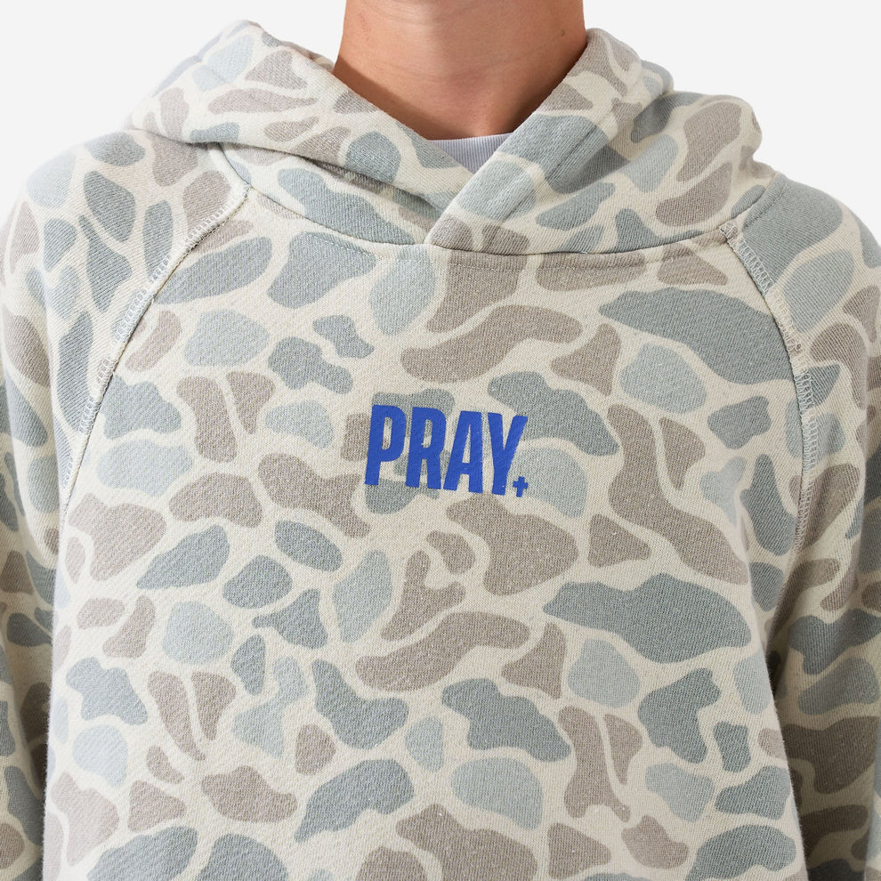 Youth Vintage Washed Graphic Hoodie | Pray