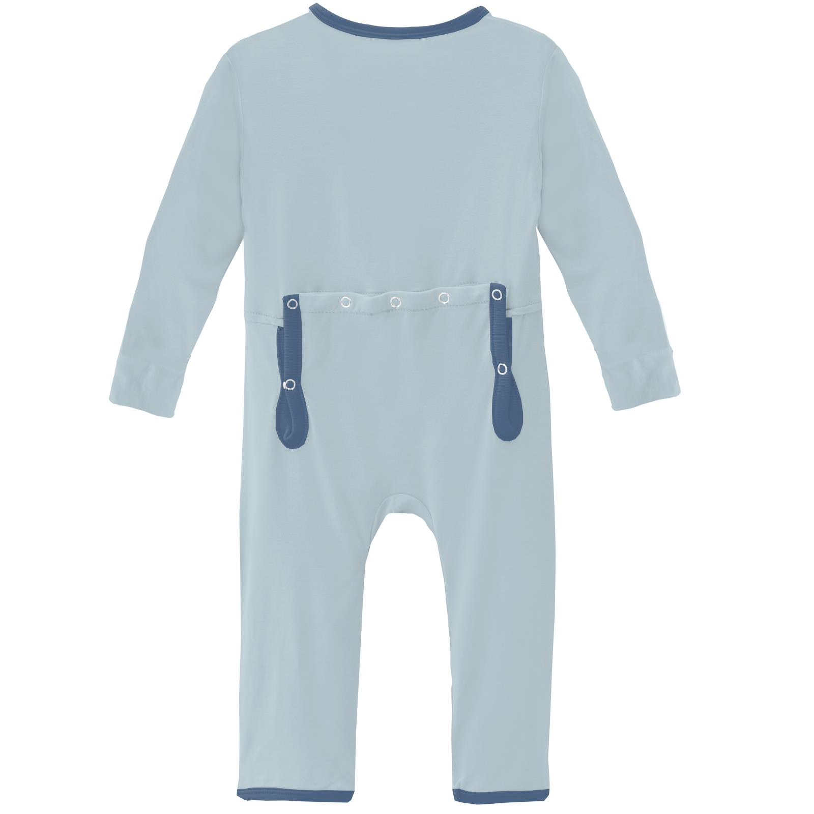 Coverall with 2 Way Zipper