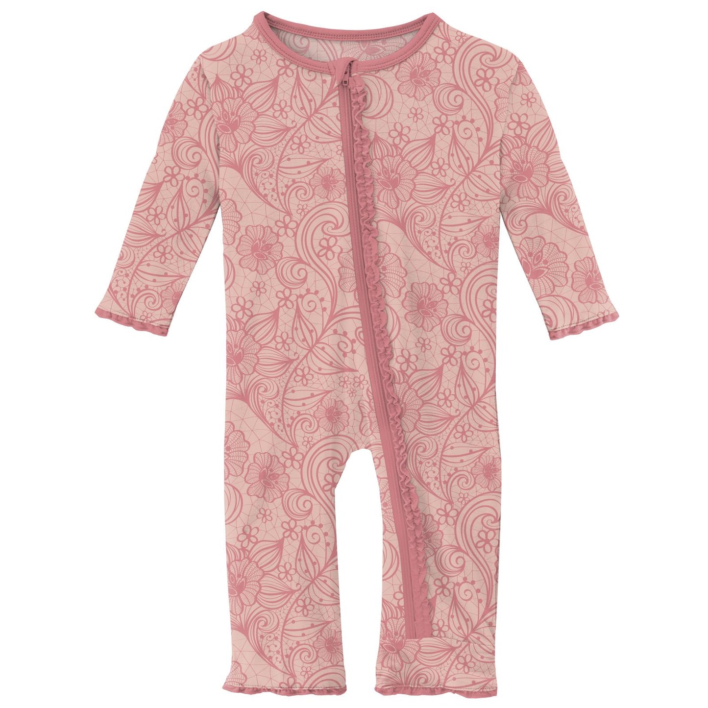 Muffin Ruffle Coverall with 2 Way Zipper