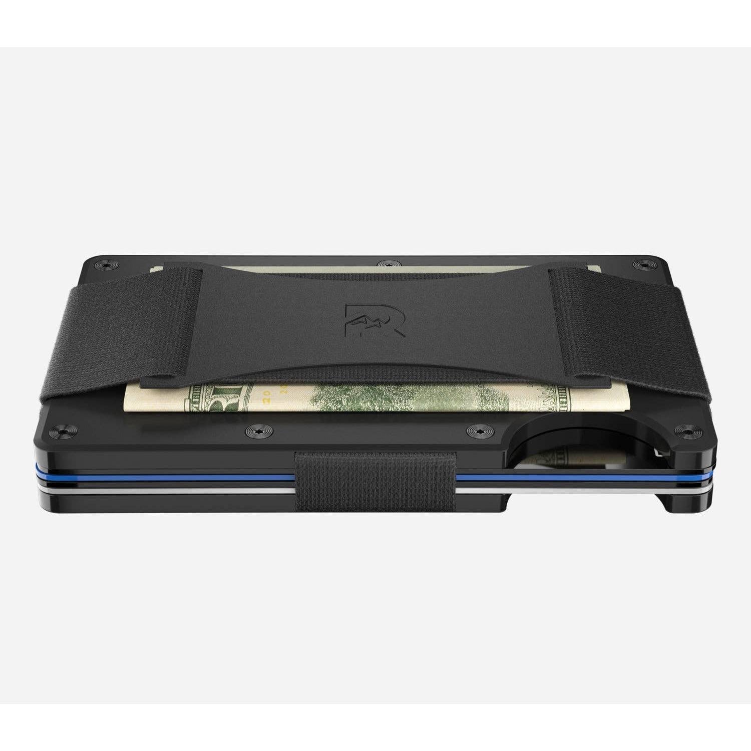 Ridge Wallet - Matte Black Titanium