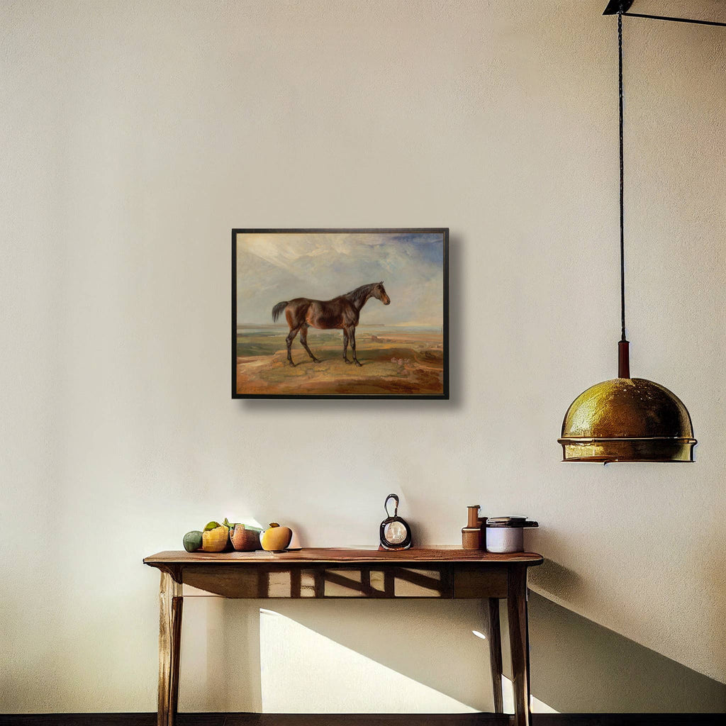 Vintage Horse Study Framed Print by Antique Curiosities Inc – view 2