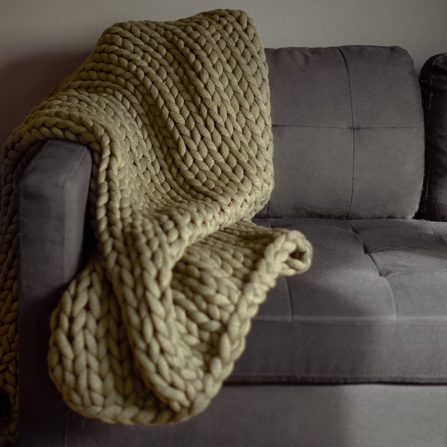 Chunky Knit Throw