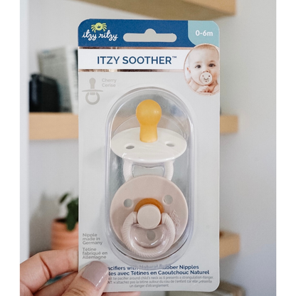 Itzy Soother Natural Rubber Paci Sets | Baby Shower Lindsey Moore