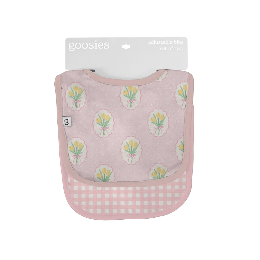 Bib Set, Fancy Tulips