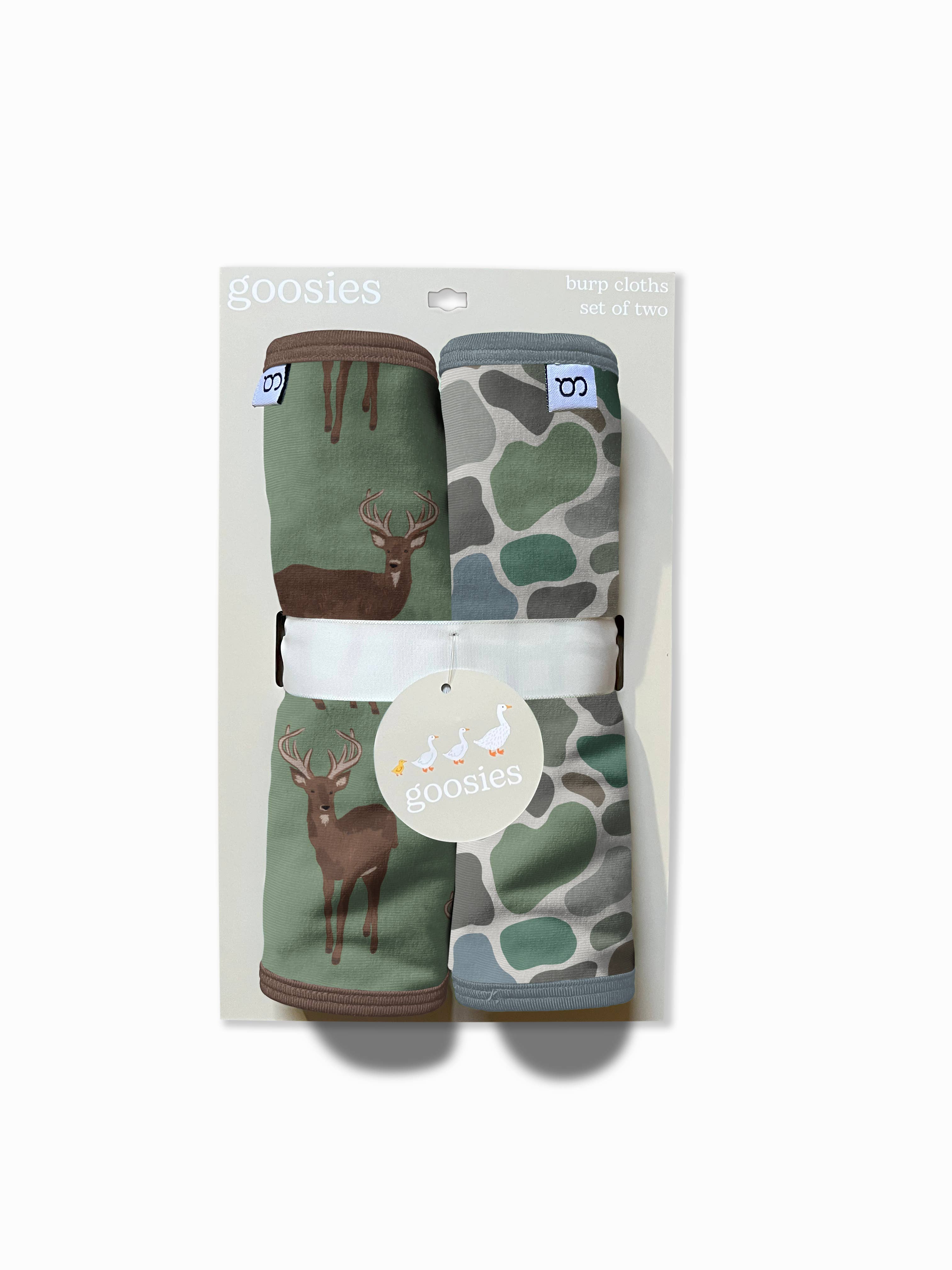 Burp Cloth Set, Deer