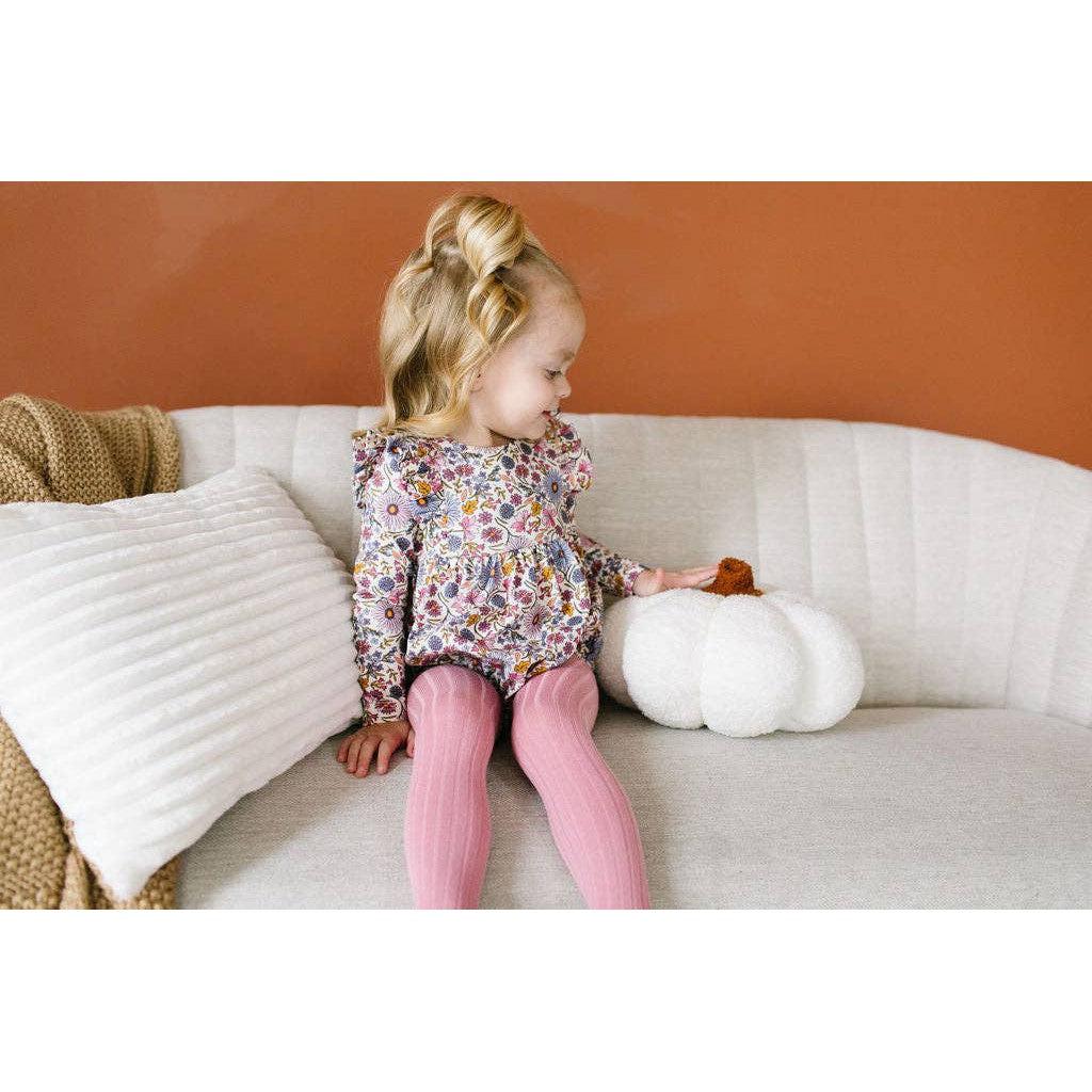 Ollie Jay Leah Romper in Plum Fields