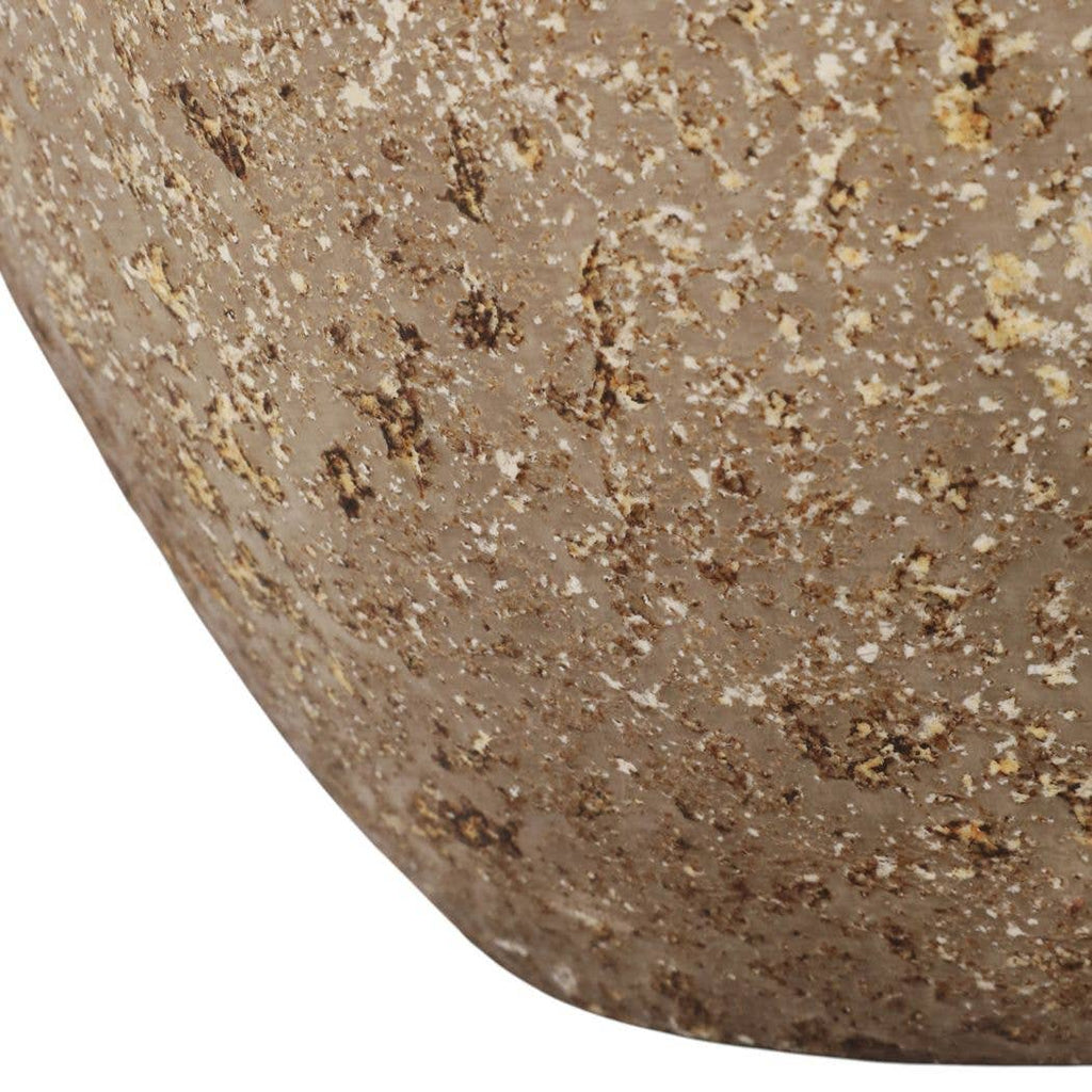 Decorative Vase - Brown/Gold Terracotta Rustic, 12.75 in.