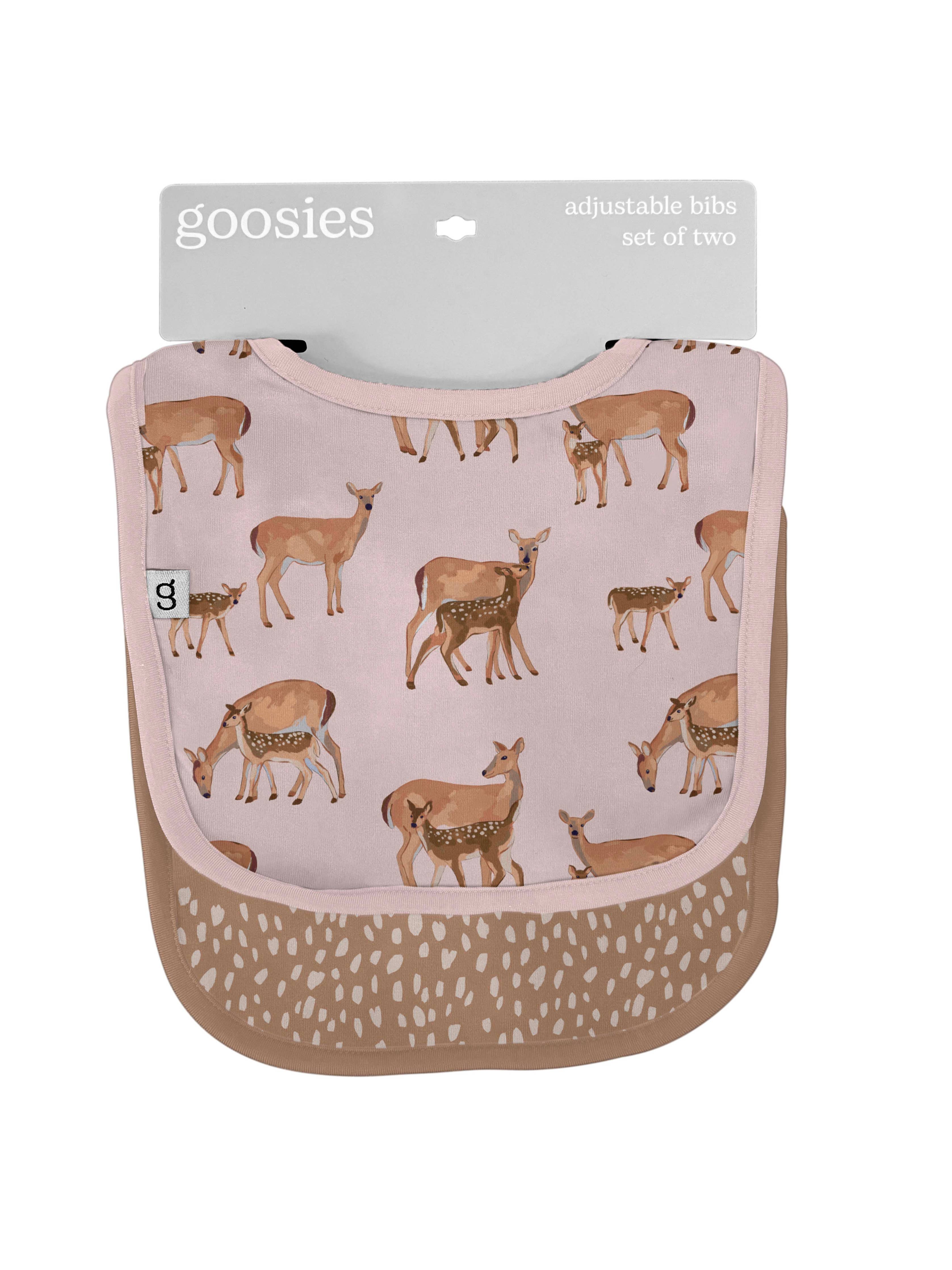 Bib Set of 2, Does & Fawns