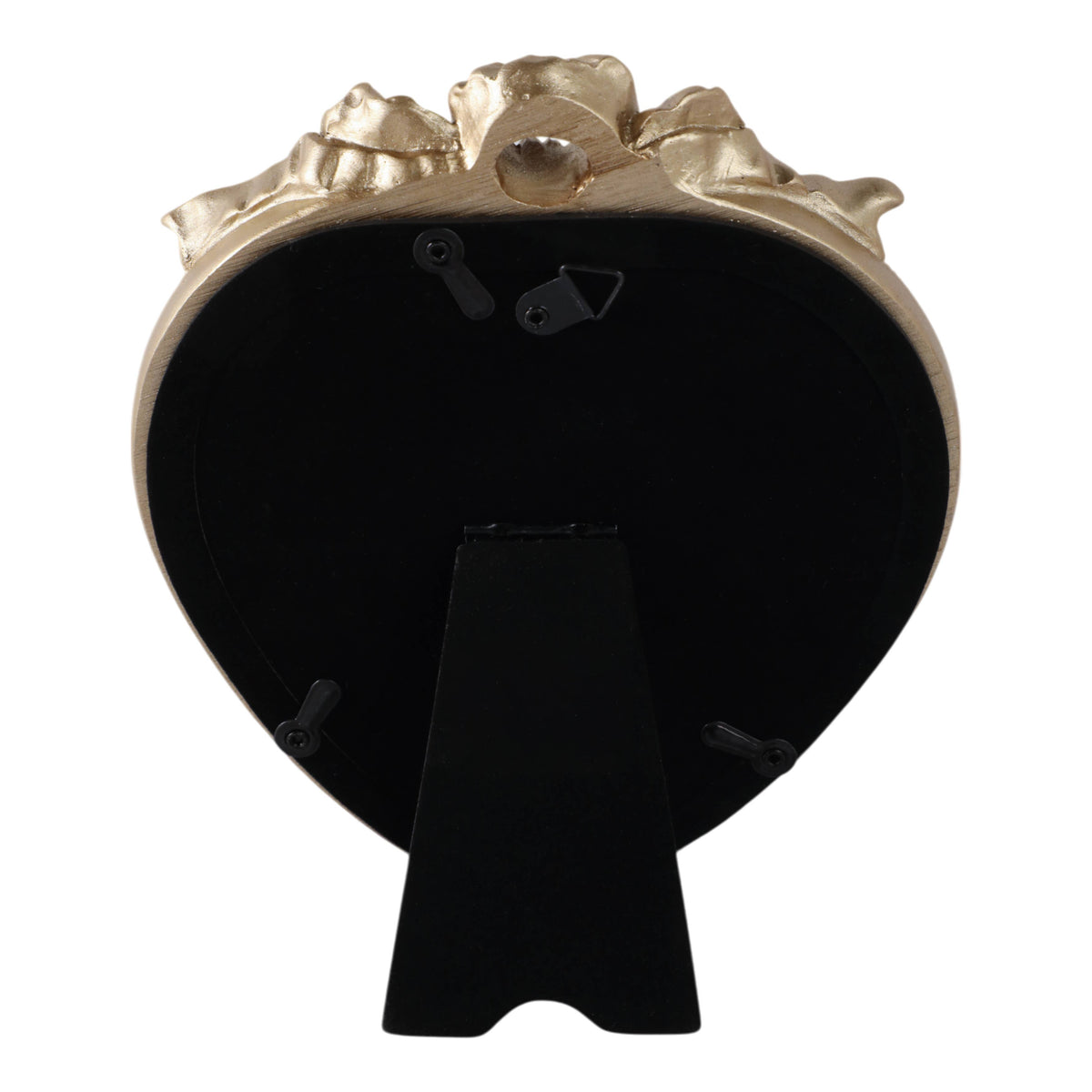 Photo Frame - Gold Polyresin Coquette Heart, 5x5 in.