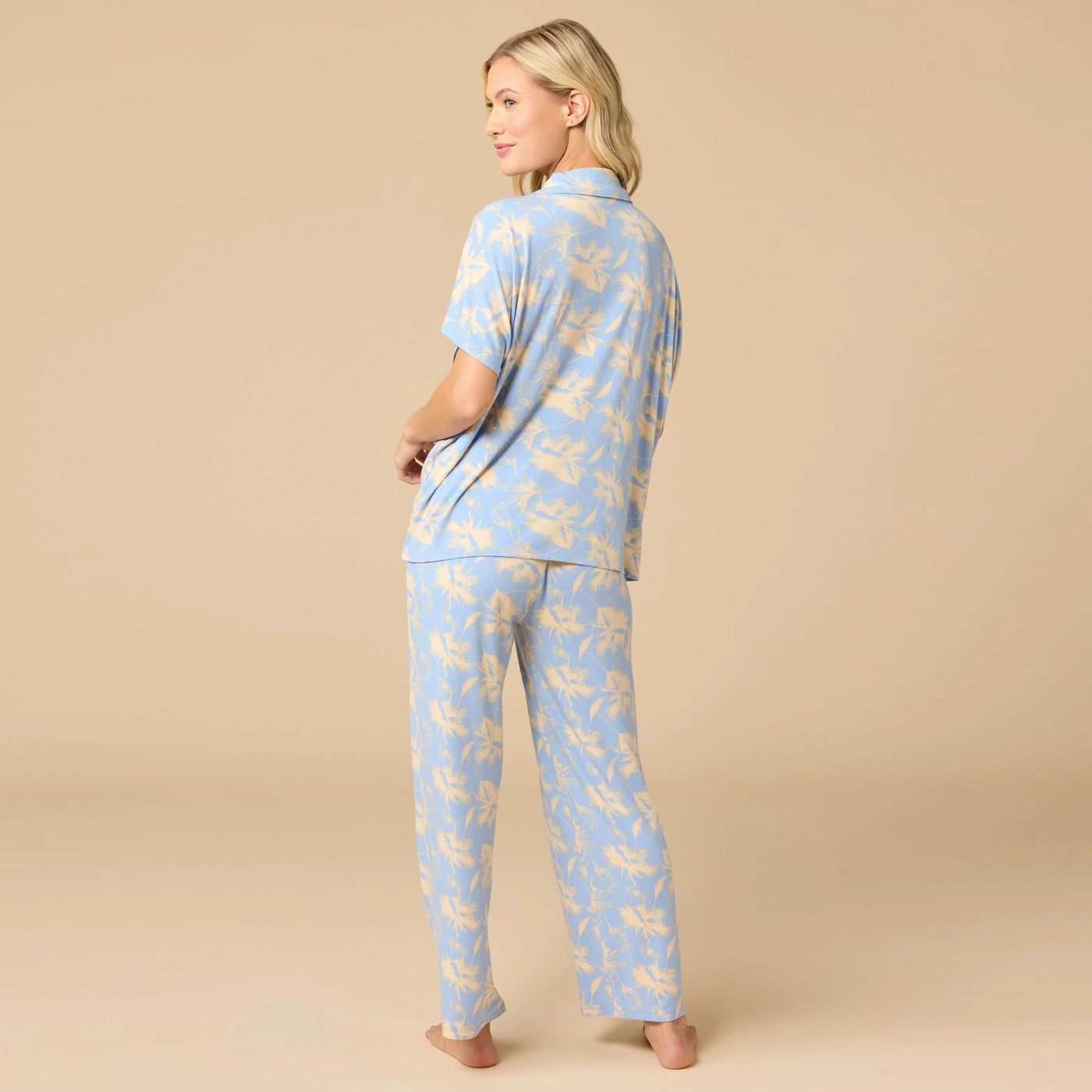 Caftan Top Cropped Pant Set