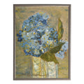 Antique Curiosities Inc Blue Hydrangea Botanical Framed Print