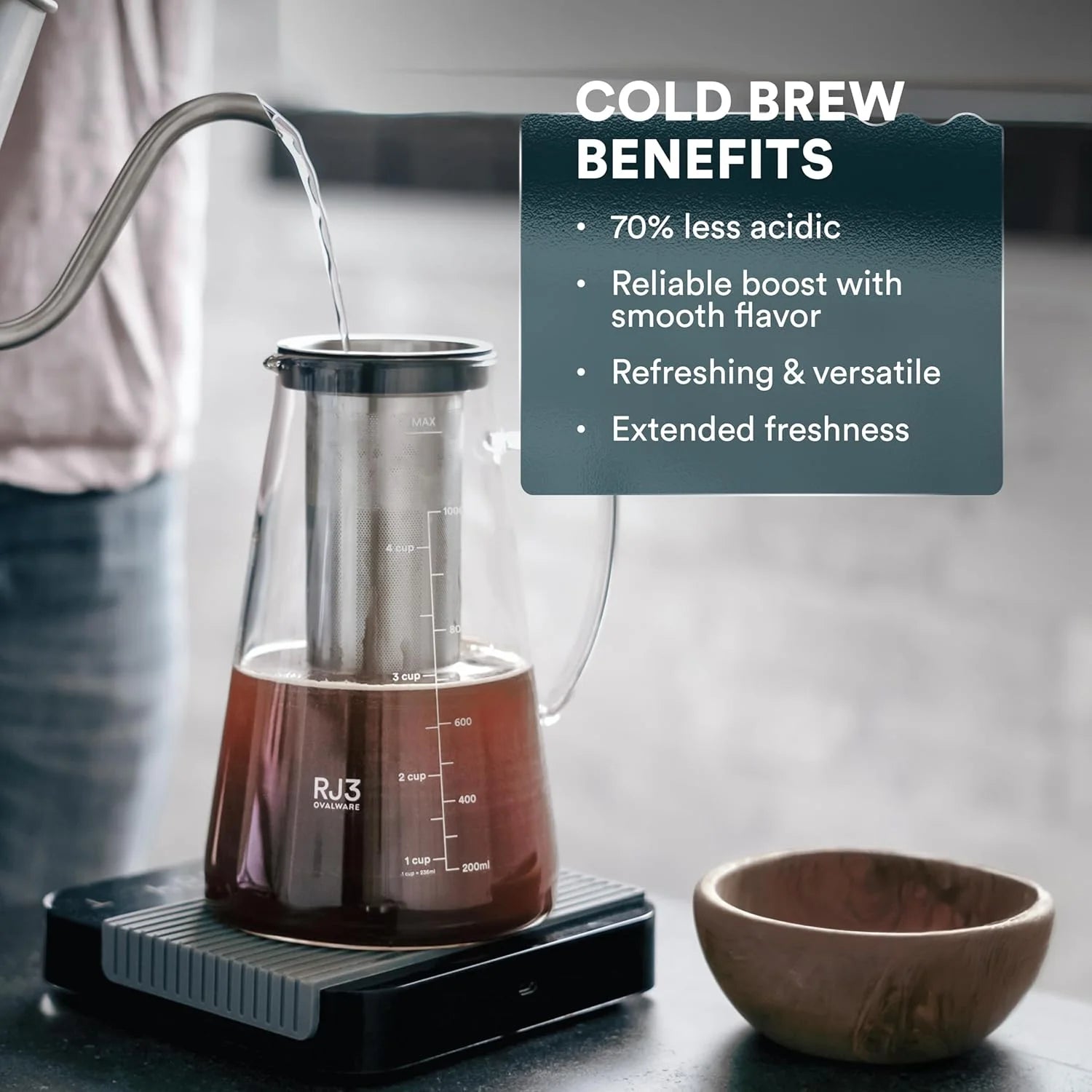 Airtight Cold Brew Iced Coffee Maker