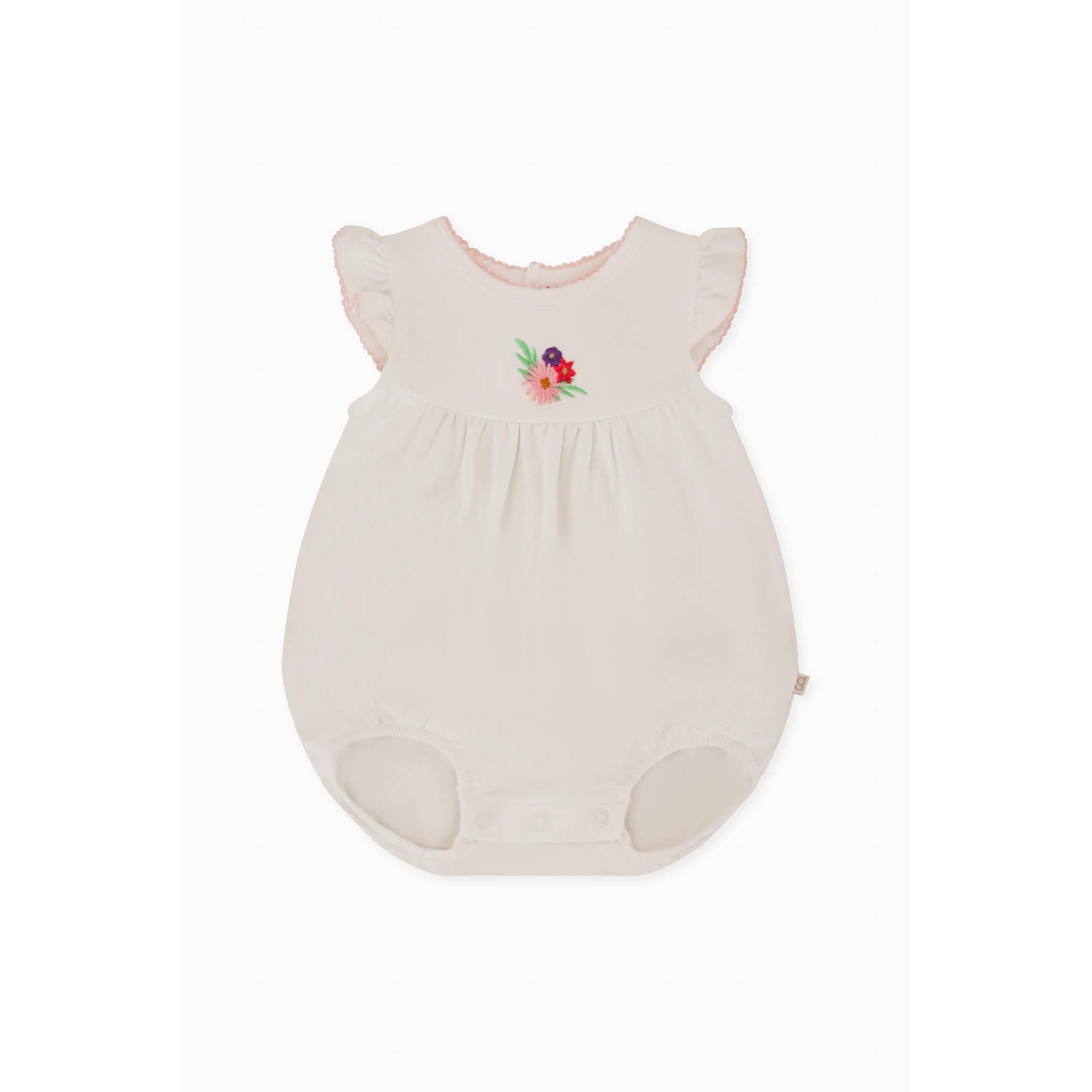 Pip Embroidered Flutter Bubble -Flower Fields | Baby Shower Mackenzie Buesinger