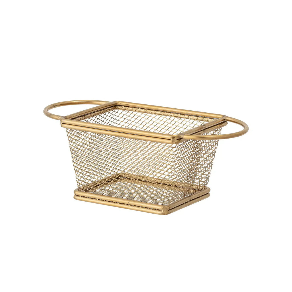 Stainless Steel Mesh Basket | Bridal Shower Sydnee Allen and Richard Busby