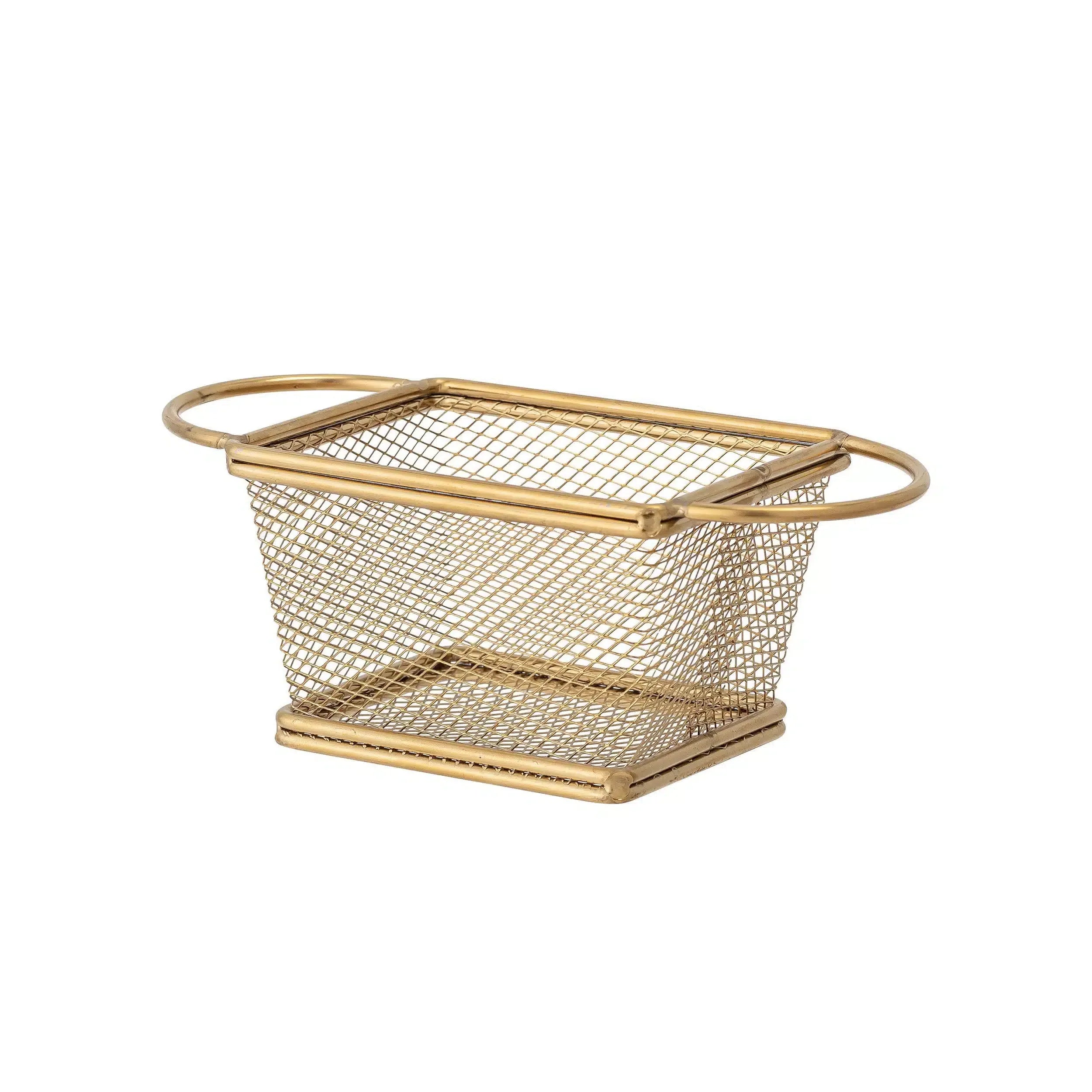 Stainless Steel Mesh Basket | Bridal Shower Sydnee Allen and Richard Busby