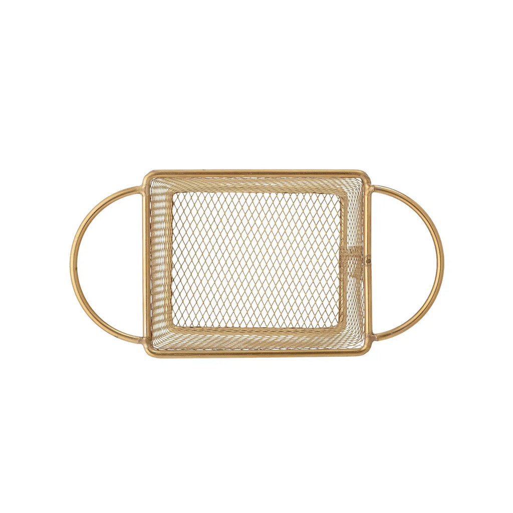Stainless Steel Mesh Basket | Bridal Shower Sydnee Allen and Richard Busby