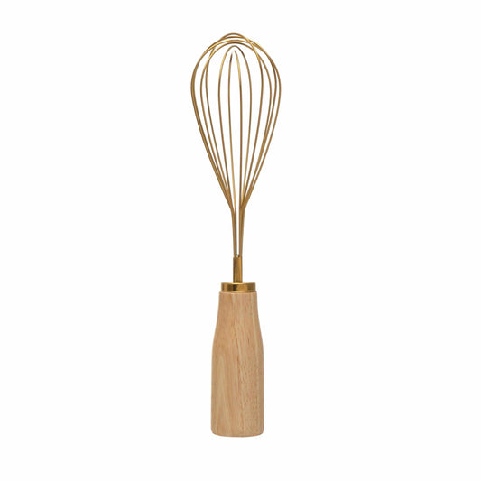 Bloomingville Stainless Steel Whisk with Wood Handle