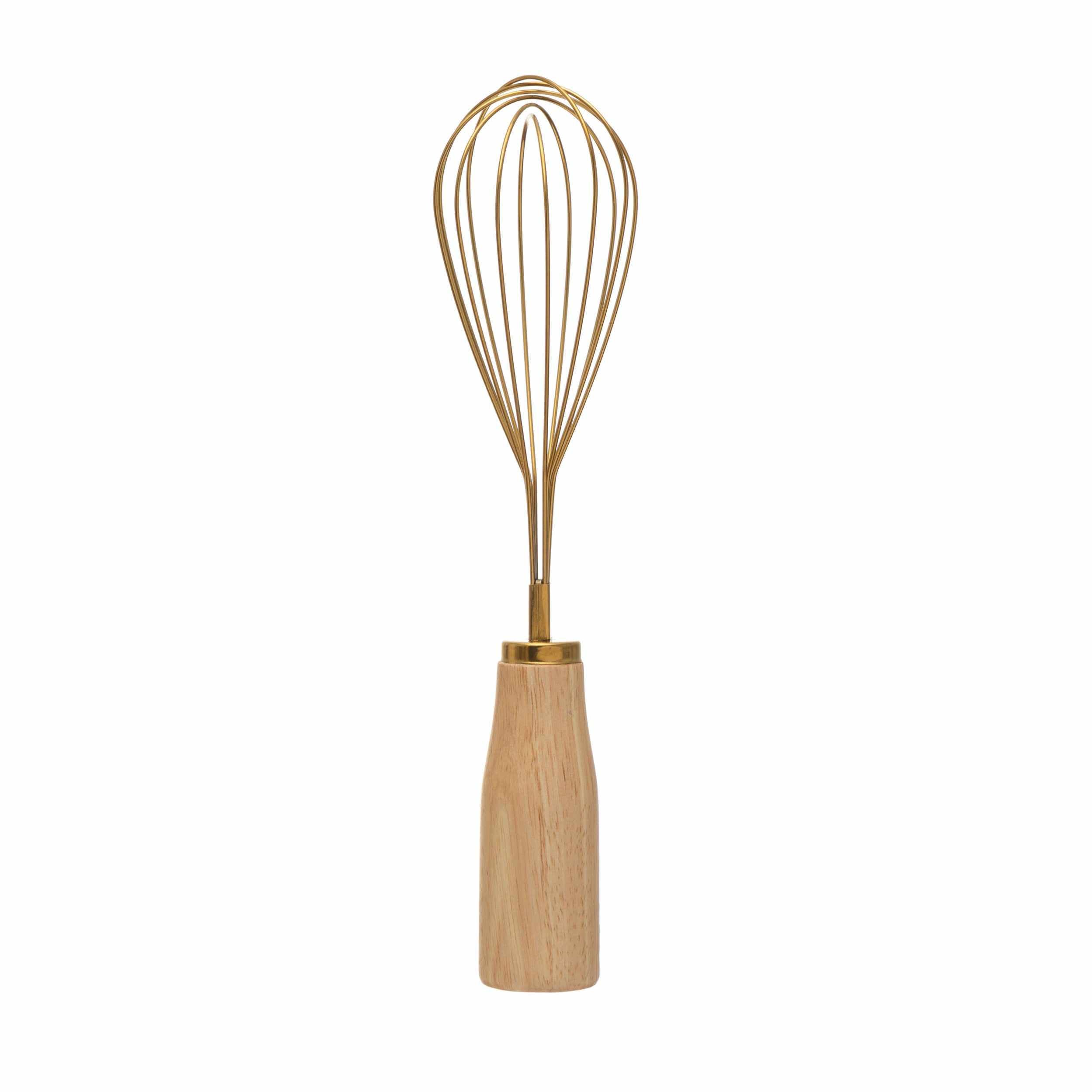 Stainless Steel Whisk with Wood Handle | Bridal Shower Makayla Smith and Micah McArthur