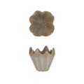 Stoneware Pleated Planter