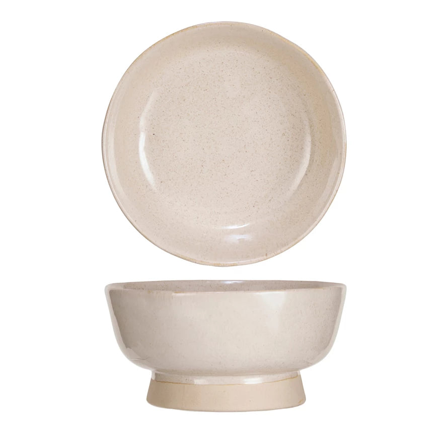 Stoneware Footed Bowl | Bridal Shower Valerie Coffey & Jack Callen Watlington