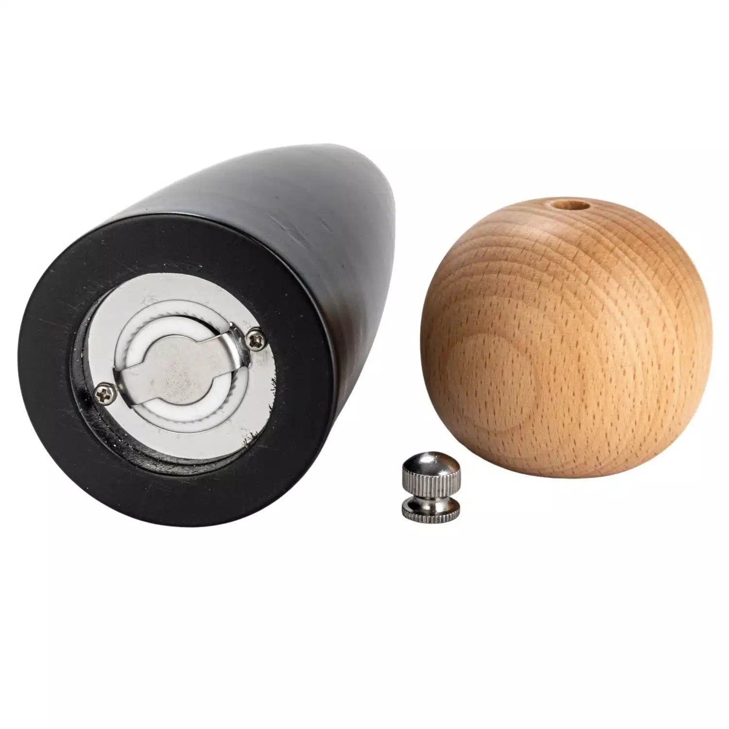 Two-Tone Rubberwood Salt/Pepper Mill