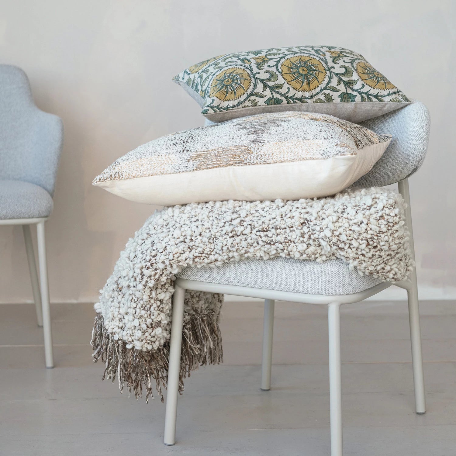 Block Print Lumbar Pillow