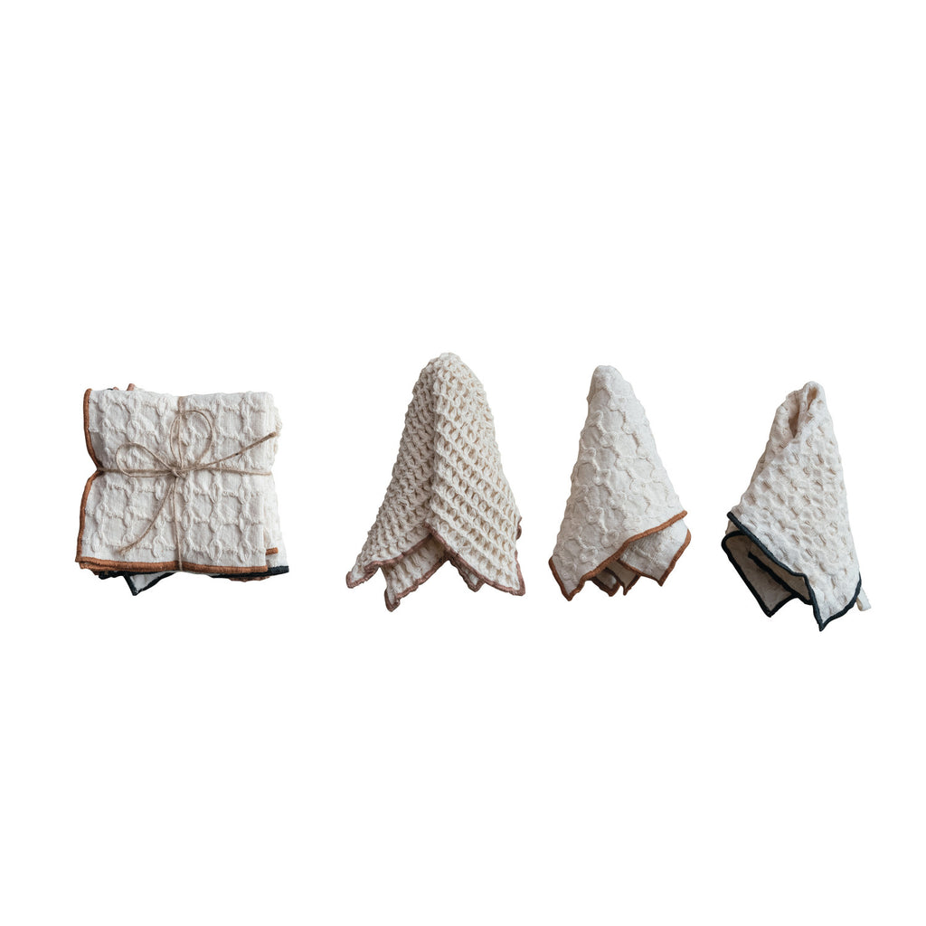 Waffle Weave Dish Cloths, Set of 3