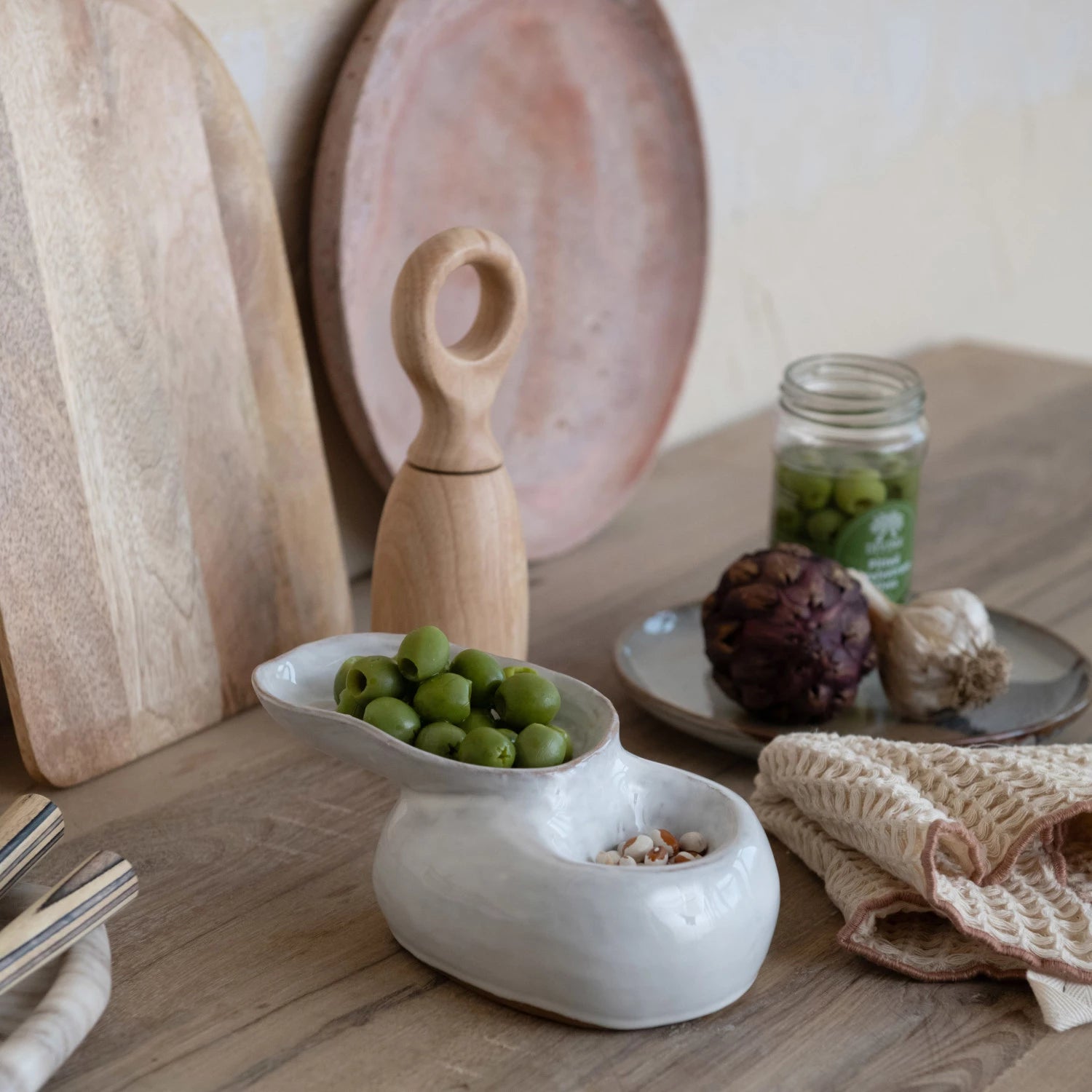 Waffle Weave Dish Cloths, Set of 3