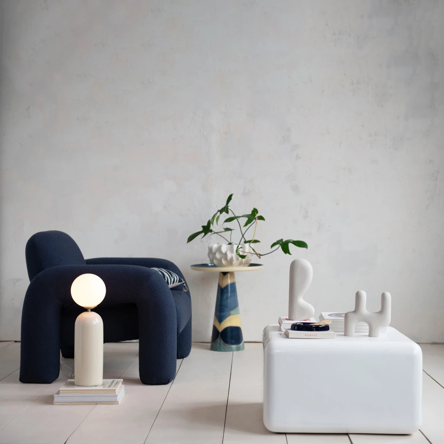 Stoneware Planter Sculptural Planter