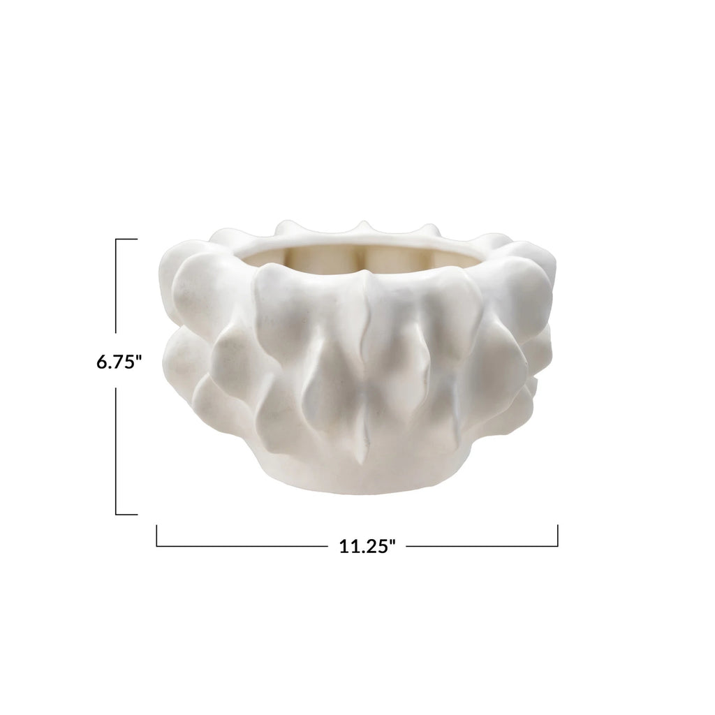 Stoneware Planter Sculptural Planter