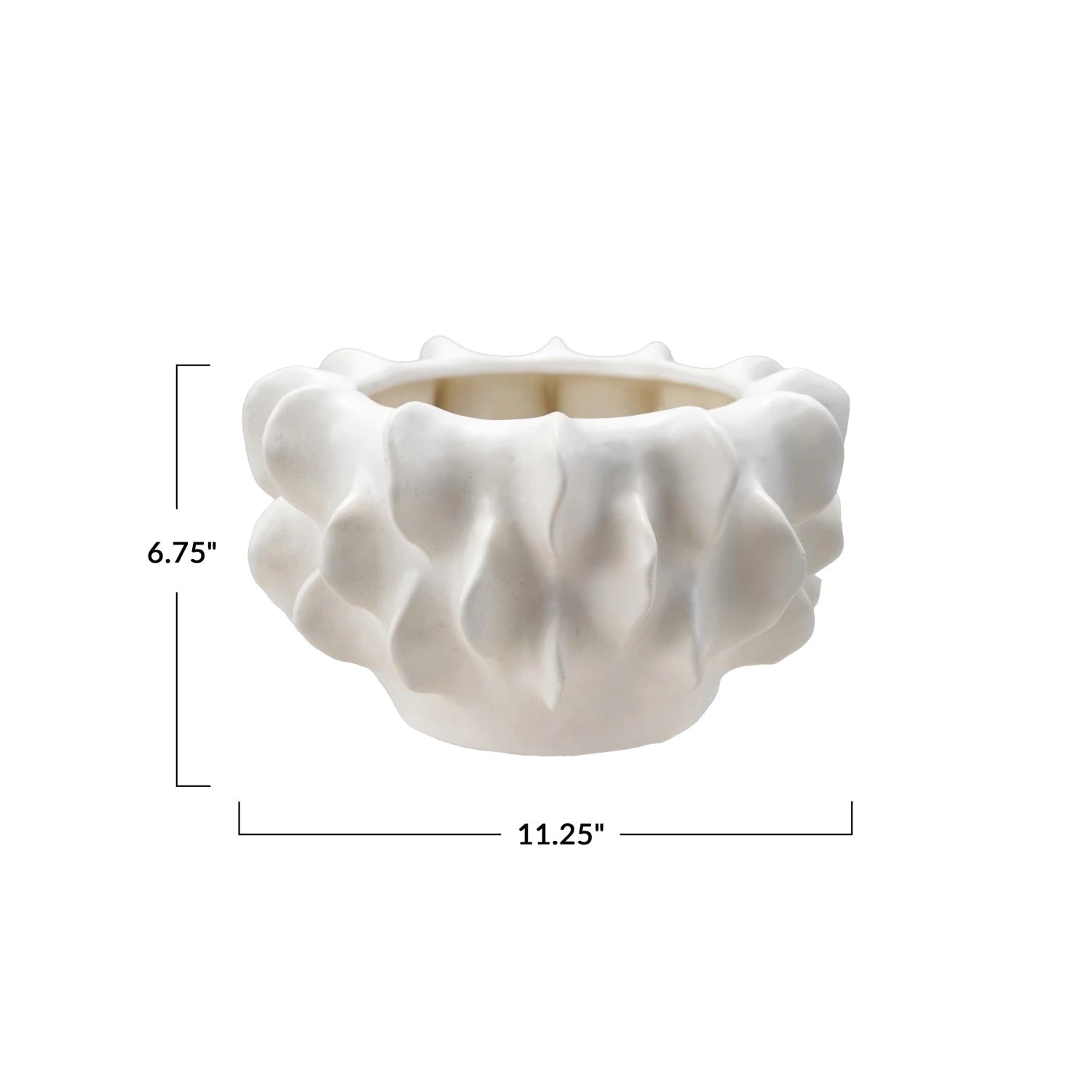 Stoneware Planter Sculptural Planter